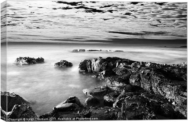 Black Rock Coast Canvas Print by Keith Thorburn EFIAP/b