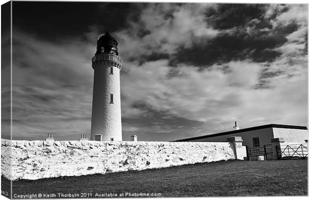 Mull of galloway Lighthouse Canvas Print by Keith Thorburn EFIAP/b