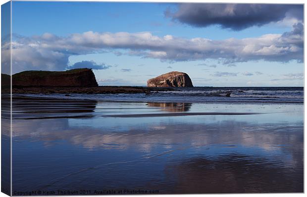 Bass Rock Canvas Print by Keith Thorburn EFIAP/b