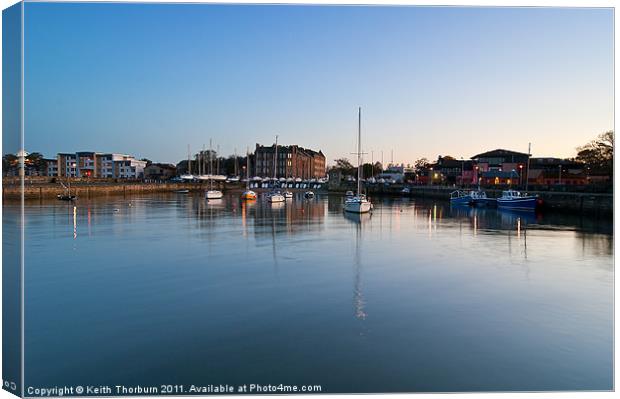 Musselburgh Harbour Canvas Print by Keith Thorburn EFIAP/b