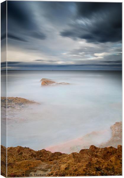 Dunbar Coast Calm Canvas Print by Keith Thorburn EFIAP/b