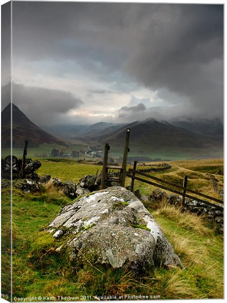 Moody Spittal of Glenshee Canvas Print by Keith Thorburn EFIAP/b