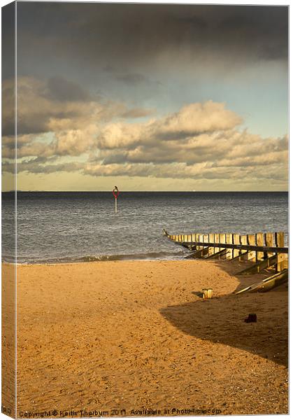 Portobello Beach Canvas Print by Keith Thorburn EFIAP/b