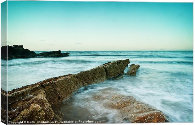 Gullane Bents Beach Canvas Print by Keith Thorburn EFIAP/b