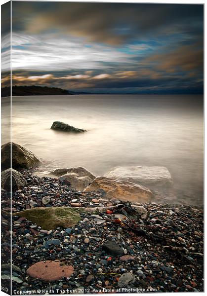 Pebbles to the Forth Canvas Print by Keith Thorburn EFIAP/b