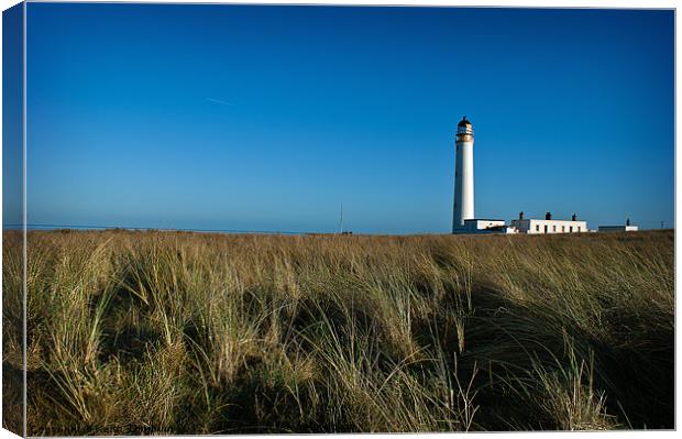 Barns Ness Lighthouse. Canvas Print by Keith Thorburn EFIAP/b