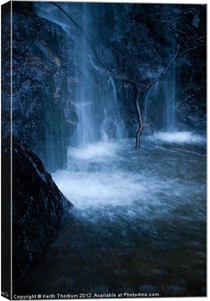Waterfall Canvas Print by Keith Thorburn EFIAP/b