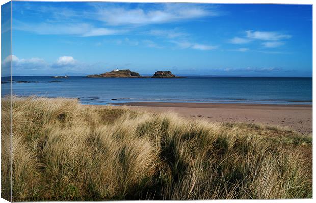 Fidra Island Canvas Print by Keith Thorburn EFIAP/b