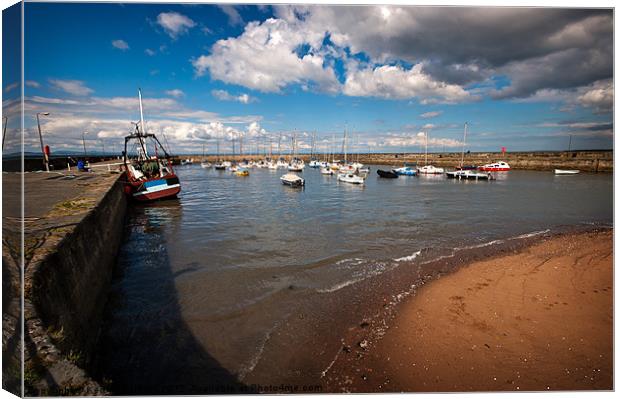 Musselburgh Harbour Canvas Print by Keith Thorburn EFIAP/b