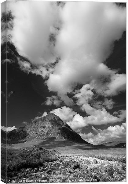 Buachaille Etive Mor Canvas Print by Keith Thorburn EFIAP/b