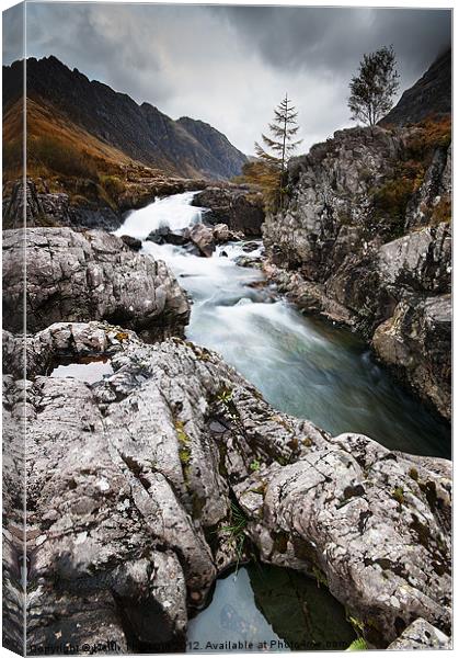 Glencoe River Canvas Print by Keith Thorburn EFIAP/b