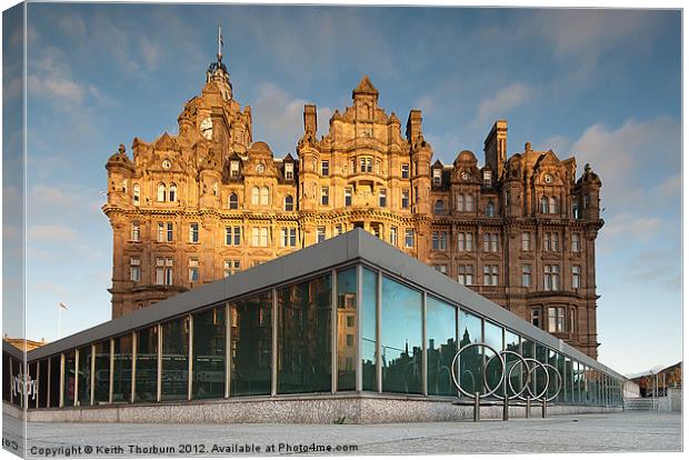 Balmoral Hotel Canvas Print by Keith Thorburn EFIAP/b