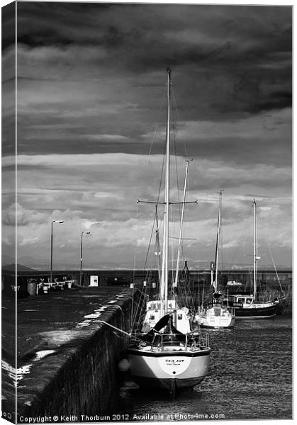 Musselburgh Harbour Canvas Print by Keith Thorburn EFIAP/b