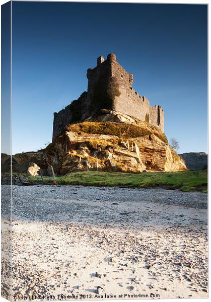 Castle Tioram Canvas Print by Keith Thorburn EFIAP/b