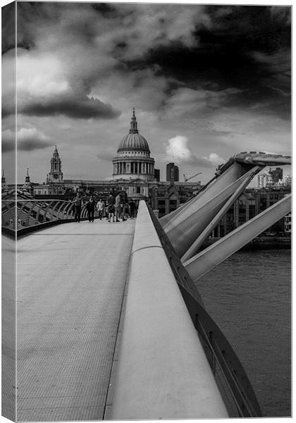 St Pauls Cathedral Canvas Print by Keith Thorburn EFIAP/b