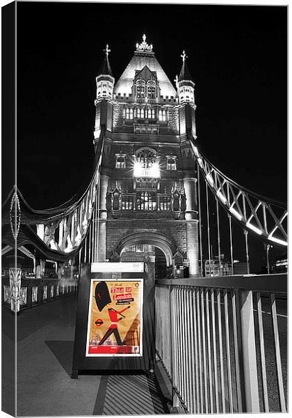 Tower Bridge Canvas Print by Keith Thorburn EFIAP/b