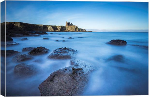 Smooth Tantallon Castle Canvas Print by Keith Thorburn EFIAP/b