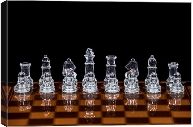 Chess Board Canvas Print by Keith Thorburn EFIAP/b