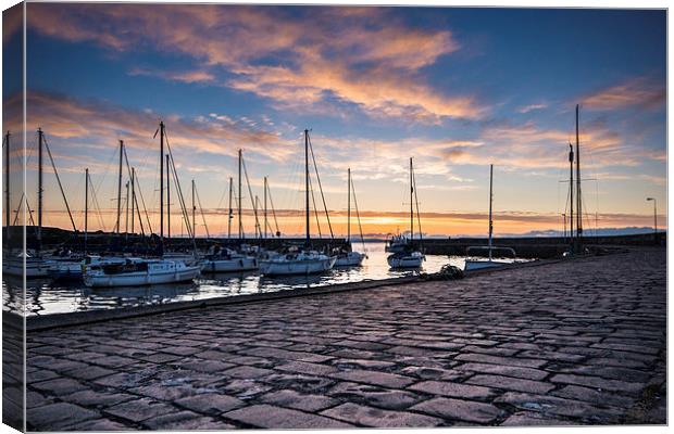 Musselburgh Harbour Canvas Print by Keith Thorburn EFIAP/b