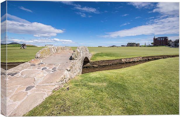 St Andrews 18 Hole Canvas Print by Keith Thorburn EFIAP/b