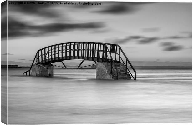 Dunbar Sea Bridge.tif Canvas Print by Keith Thorburn EFIAP/b