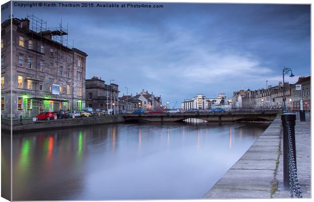 Water of Leith Canvas Print by Keith Thorburn EFIAP/b