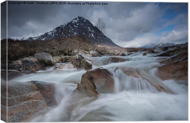 Bauchaille Etive Mor Canvas Print by Keith Thorburn EFIAP/b