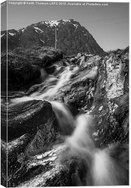 Buachaille Etive Mor Side on Canvas Print by Keith Thorburn EFIAP/b