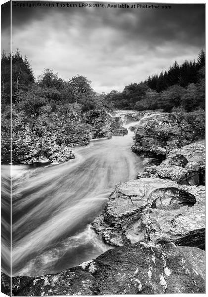 River Orchy Canvas Print by Keith Thorburn EFIAP/b