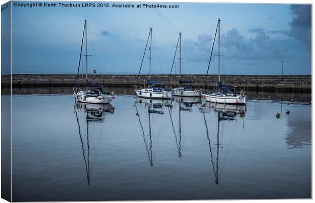 Fisherrow Harbour Canvas Print by Keith Thorburn EFIAP/b