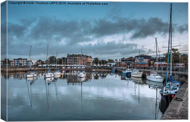 Fisherrow Harbour Canvas Print by Keith Thorburn EFIAP/b