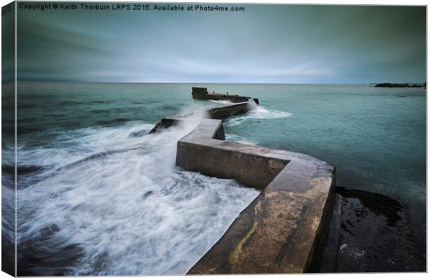 St Monans Harbour Canvas Print by Keith Thorburn EFIAP/b