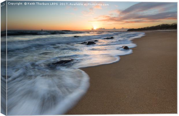 Seacliff Beach Canvas Print by Keith Thorburn EFIAP/b