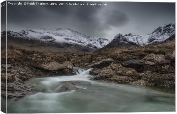 Fairy Pools of River Brittle Canvas Print by Keith Thorburn EFIAP/b