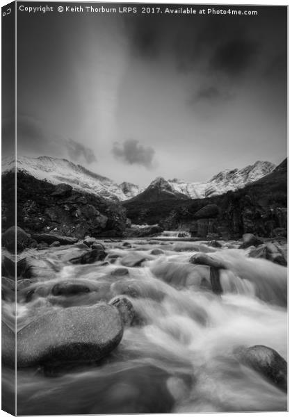 Fairy Pools of River Brittle Canvas Print by Keith Thorburn EFIAP/b