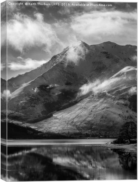 Loch Leven Glencoe Canvas Print by Keith Thorburn EFIAP/b