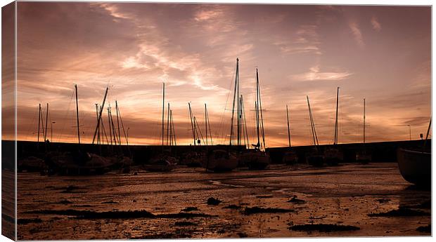 Musselburgh Harbour Canvas Print by Keith Thorburn EFIAP/b