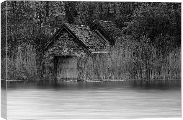 Old Boat House Canvas Print by Keith Thorburn EFIAP/b