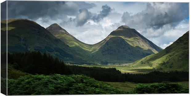 The Back of the three sisters Canvas Print by Keith Thorburn EFIAP/b