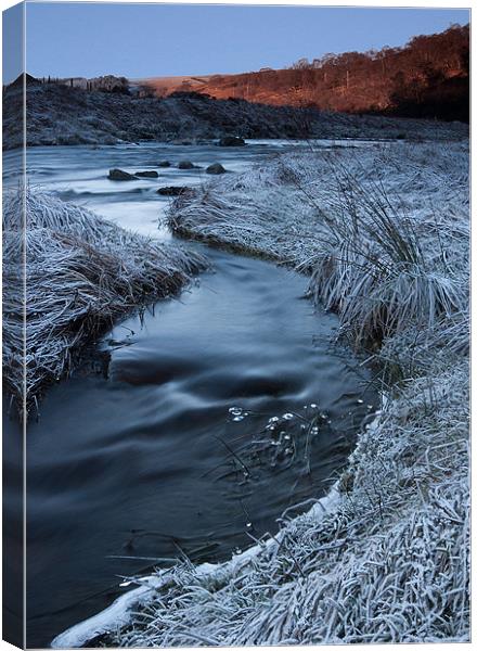 Cold River Canvas Print by Keith Thorburn EFIAP/b