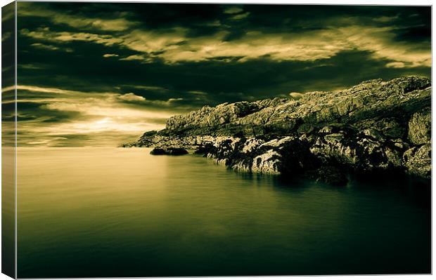 Rocky Coast Canvas Print by Keith Thorburn EFIAP/b