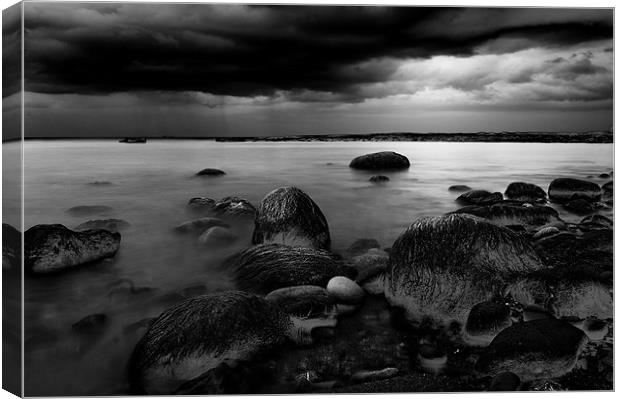 The rain is there bw Canvas Print by Keith Thorburn EFIAP/b