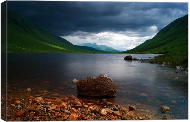 Loch Etive Canvas Print by Keith Thorburn EFIAP/b