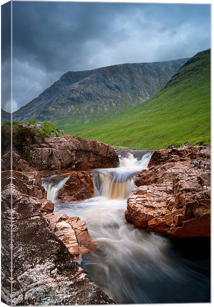 River Etive Canvas Print by Keith Thorburn EFIAP/b