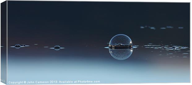 Bubble world Canvas Print by John Cameron