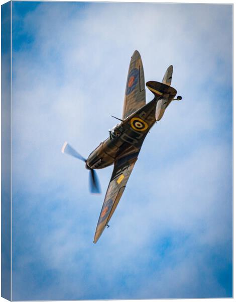  Supermarine Spitfire Mk IIa Canvas Print by J Biggadike