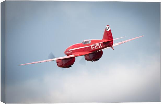 De Havilland DH88 Comet Canvas Print by J Biggadike