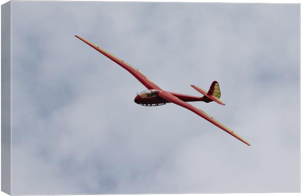 Slingsby T13 Petrel Glider Canvas Print by J Biggadike
