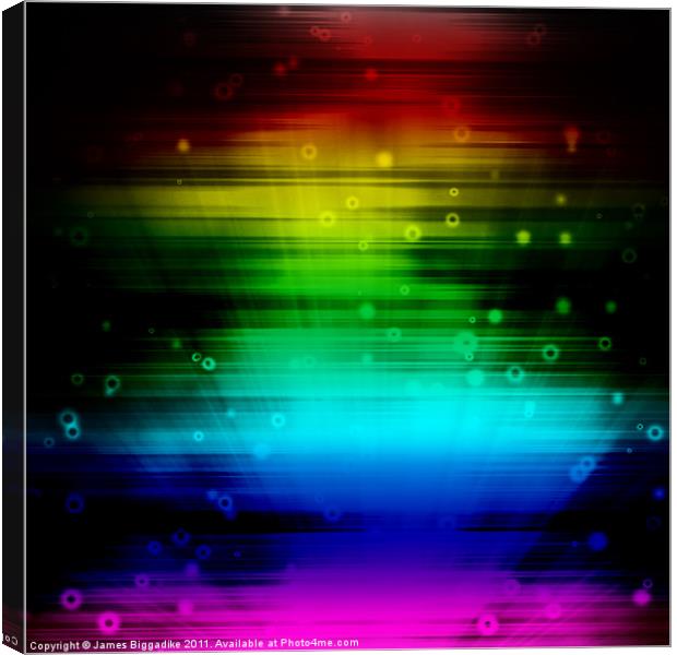 Fracto Spectrum Canvas Print by J Biggadike
