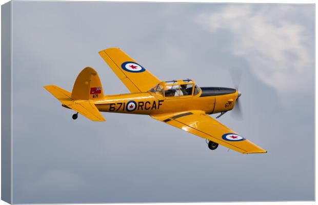 DHC1 Chipmunk Canvas Print by J Biggadike